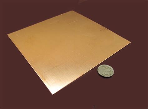 thin copper sheets for hobby